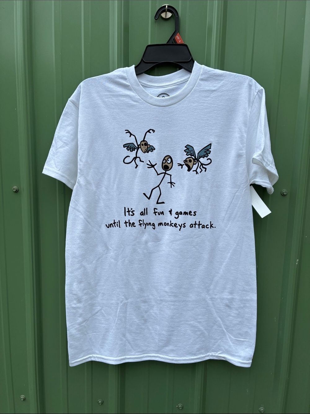 Men's Flying Monkeys Attack Short Sleeve Graphic T-Shirt Size M